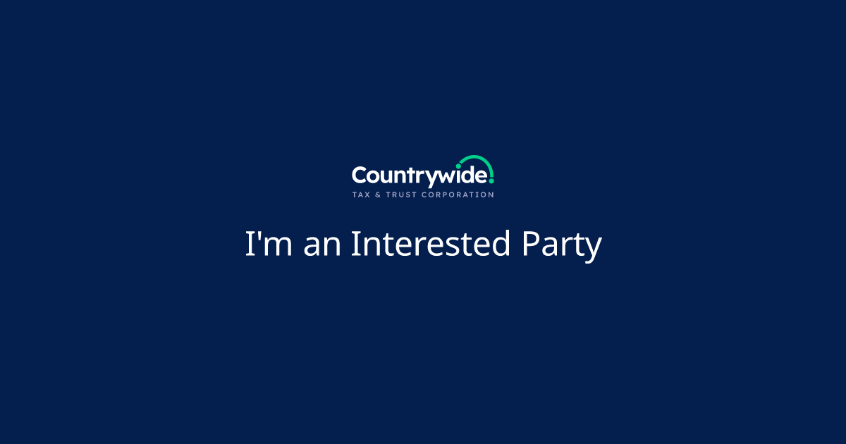 I'm an Interested Party | Countrywide Group